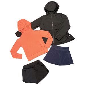 All In Motion Bundle of 4 Girls Athletic Wear Sizes Small and Medium